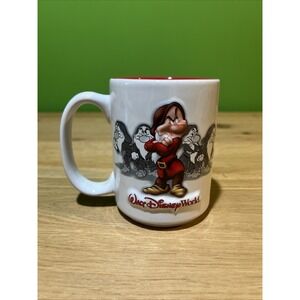 GRUMPY 16 oz Disney Parks Walt Disney World 3D Ceramic Coffee Mug Cup  AUTHENTIC